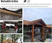Amazon.com: Garden Thatch Roof Decoration Synthetic Thatch ...