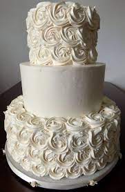 Buttercream Wedding Cakes York Pa Buttercream Wedding Cakes Lancaster Pa Close To Red Lio Buttercream Wedding Cake Rosette Cake Wedding Romantic Wedding Cake