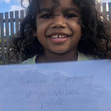 Thank you so much for the fantastic performance for our NAIDOC  celebrations. . Feedback from teachers is that their students absolutely  loved it and had conversations about what dance was their favourite