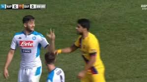 Manolas eliminated barca with a miraculous header in the 82nd minute. Napoles Barcelona El Feo Gesto De Manolas Que Se Volvio En Su Contra
