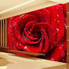 Tv in the bedroom marriage. Large Custom Mural 3d Stereo Roses Flower Wallpaper Bedroom Living Room Tv Backdrop Home Decor Marriage Room Non Woven Wallpaper Onshopdeals Com