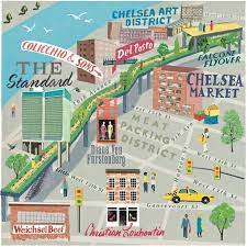 Try our live subway map. Anna Simmons New York Highline Map For Cara Magazine Map Of New York Nyc Map New York Travel