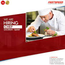 Fastspeed Is Looking For Professional Chef Who Is Proficient In Preparation Of Arabic And Continental Food With Minimum 10 15 Chef Jobs Chef Life Food Blogger
