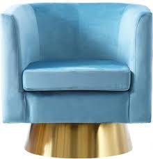 Free shipping on orders over $35. Meridian Furniture Bellagio Aqua Fabric Velvet Swivel Accent Chair 581aqua