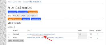 Sedangkan untuk penggunaan dalam contoh data interval, misalnya: Edit Metadata Artikel Jurnal Yang Sudah Dipublish Pada Ojs Dkampus