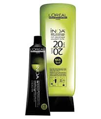 loreal inoa no 5 3 with 6 20vol inoa deeveloper permanent hair color brown light golden 60 gm