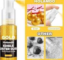 Amazon.com: Edible Glitter Spray 22g (Gold) - Metallic Food ...