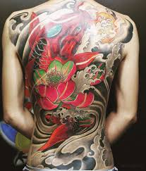 Xăm cá chép hóa rồng sau lưng tại trần kỹ quận 9 tphcm. Hinh XÄƒm Ca Chep Kin LÆ°ng