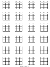 blank guitar chord charts white gold