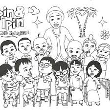 People interested in gambar upin ipin untuk mewarnai also searched for. Koleksi Gambar Mewarnai Upin Dan Ipin Azhan Co