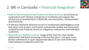 China's exim bank lends $121m to cambodia for irrigation, power grid. Belt And Road Initiatives And Southeast Asia The Case Of Cambodia Ppt Download