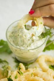 Zesty Calamari With Tartar Sauce Two Purple Figs Calamari Recipes Calamari Recipe Easy Tartar Sauce