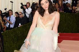 Maybe you would like to learn more about one of these? Lorde Is A Goddamn Pastel Rainbow Dream At The Met Gala