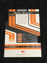 It's too soon in the postseason to accord bumgarner the status lincecum and cain have achieved in previous octobers. Lot 039 100 2007 Donruss Elite Extra Edition Aspirations Blue Die Cut Madison Bumgarner Rookie 117 Baseball Card Numbered 100