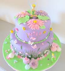 Birthday Cakes New Orleans Delivery Purple Tinkerbell Birthday Cakes Tinkerbell Cake Fairy Birthday Cake