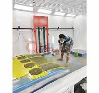 Wld15000 Bus and Truck Spray Paint Booth with Rolling Doors ...