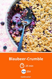 Blaubeer Crumble Rezept Lebensmittel Essen Rezepte Essen