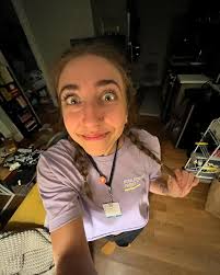 just a girl and her slab project 💙😇✨banger set by @peyton.ritter at  @brooklynboulderingproject