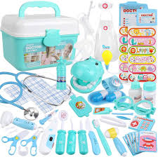 Anpro Pcs Medical Toy Kids Doctor Pretend Play Kit Pretend Play Set With Stethoscope For Kids Doctor Role Play Costume Dressup Birthday Gifts In 2020 Kids Doctor Kit Help Kids Learn