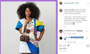 I'm not so sure. naomi starts her days with. Louis Vuitton Crowns Naomi Osaka Its Newest Brand Ambassador Rolling Out