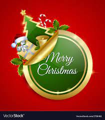 Merry Christmas Stickers Merry Christmas Sticker Royalty Free Vector Image