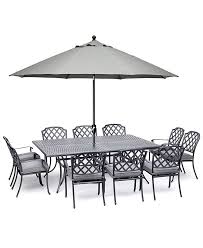 Available in a wide range of materials, seating type,. Furniture Vintage Ii Outdoor Cast Aluminum 11 Pc Dining Set 84 X 60 Table 10 Dining Chairs With Sunbrella Cushions Created For Macy S Reviews Furniture Macy S