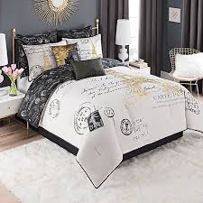 Shop for gold bedding sets queen at bed bath & beyond. Paris 8 Piece Reversible Comforter Set Bed Bath Beyond