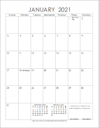 Scroll down and once you've clicked through to the post of your choice you can scroll down, find your favorite design, and instantly download and print out the cute calendars! 2021 Calendar Templates And Images