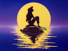 Pin By Virginia Garlotte On Art Disney Paintings Little Mermaid Painting Little Mermaid Silhouette Flounder little mermaid kids cartoon car bumper window sticker decal 4.1x5 | ebay. little mermaid silhouette