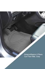 Amazonbasics 4 Piece Car Floor Mat Gray Car Floor Mats Floor Mats Flooring