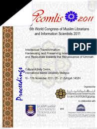 Untuk sementara ini penerimaan pelajar hanya dihadkan kepada 48 orang pelajar sahaja memandangkan. Wcomlis2011 Proceedings Pdf Mosque World Wide Web