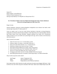 Maybe you would like to learn more about one of these? Contoh Surat Audiensi