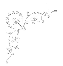 Coin Corner Ecke Esquina Broderie D Antan Fleurs De Broderie A La Main Motifs De Broderie Florale Broderie En Papier
