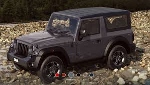 New Mahindra Thar Colour Options 6 Colours All Angles
