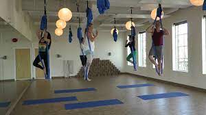 Yoga for exploring your fullest potential! Aerial Yoga In Silks At Moksha Yoga Kelowna Youtube