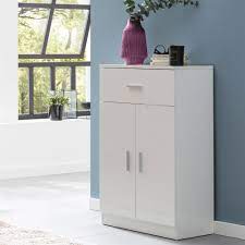 Für eine person reicht oft schon ein 50 cm breiter schrank, für zwei personen darf es ruhig das doppelte sein. Wohnling Highboard Wl5 861 Weiss Hochglanz 60x90x30 Cm Design Holz Anrichte Hohes Sideboard Mit Schubladen