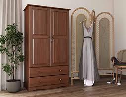 It's made from wood and engineered wood and comes in your. Amazon Com 100 Solid Wood Smart Wardrobe Armoire Closet By Palace Imports Mocha Color 40 W X 72 H X 21 D 1 Clothing Rods 1 Lock 2 Drawers Included Kitchen Dining