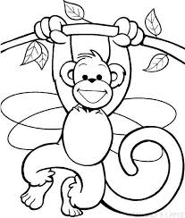 Dibujo Mono Para Colorear
