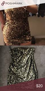New Without Tag Metallic Sequin Mini Tube Dress Mini Tube Dress Tube Top Dress Black Sequin Dress