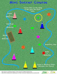 Mini Soccer Course After School Activity Afterschool Activities School Age Activities Kids Obstacle Course