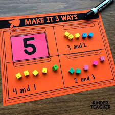 Decomposing Math Center Activities Math Center Activities Kindergarten Math Activities Math Centers Kindergarten