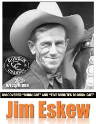 Born in Tennessee in 1888, Jim Eskew was sent at age ten to his uncle's  ranch near Garland, Texas, where he learned to rope and ride. A restless  youth, he joined a