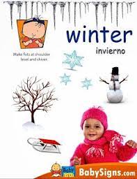Desert Baby And Family Learn The Sign For Winter Baby Sign Language Book Baby Sign Language Sign Language For Kids