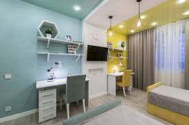 لون الجدران في غرفة النوم 79 صورة كيفية اختيار ما لون لطلاء الغرفة والألوان الأخضر والأزرق والرمادي والأرجواني في الداخل