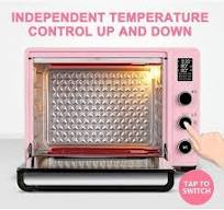 Amazon.com: Smart Oven, Mini Electric Oven with Heating Plate for Home  Baking, 40 L Oven, Mini Automatic Home Oven, LED Visualization, Convection  ...