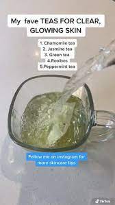 My Teas For Glowing Clear Skin Video Homemade Skin Care Skin Detox Skin Care Routine