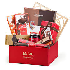 Surprise Someone Special With This Exquisite Neuhaus Chocolate Gift Box A Luxury Filigree Gift Box Is Filled Wit Chocolate Gift Boxes Christmas Gift Box Gifts