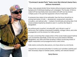 Santy Sharma Calls CJP ‘Internet Drama’