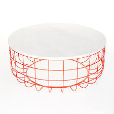 My coffee table will be gorgeously styled for photos, but 99% of the time i'm sure it will be strewn with kids toys, books and papers, kind of like the rest of the surfaces in my house. Contemporary Coffee Table Wire Dare Studio American Walnut Natural Oak Wire