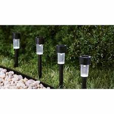 Mainstays Classic Column Solar Powered Landscape Light Walmart Com Landscape Lighting Outdoor Light Bulbs Light Bulb Types